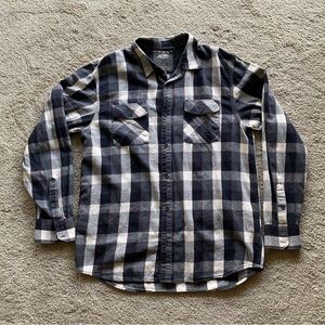 Vans Plaid Button Up Shirt